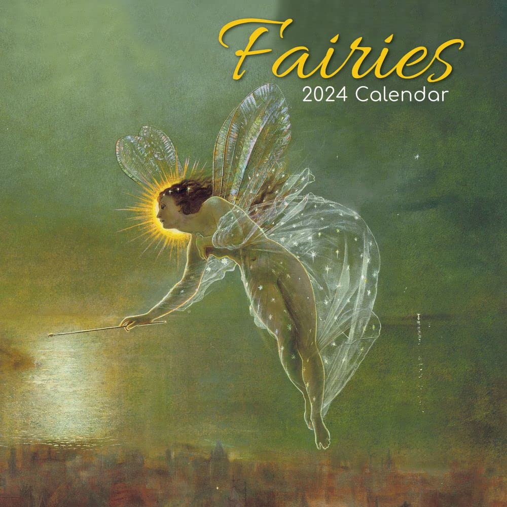 Gifted Stationery Co, Fairies 2024 Wall Calendar