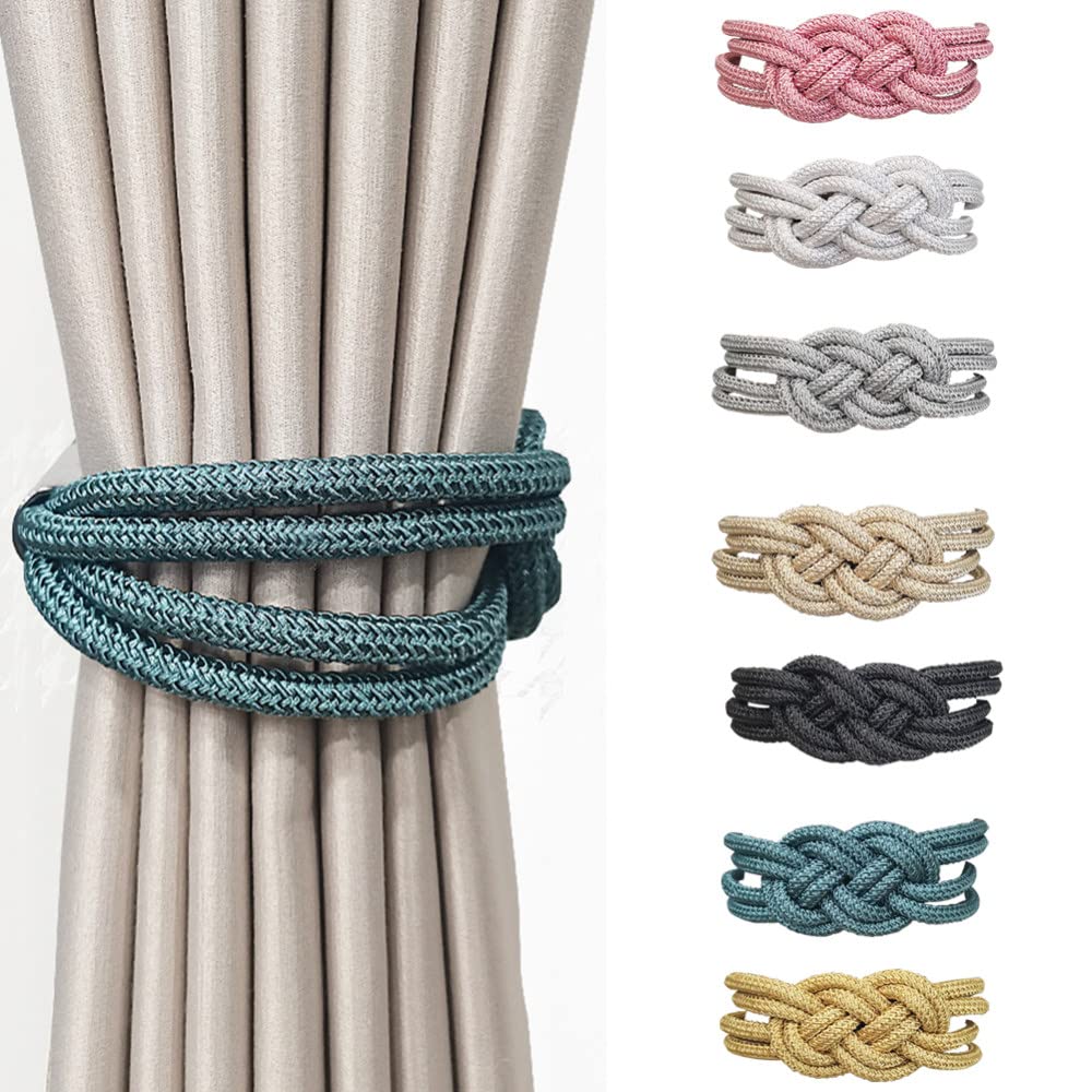 Lot De 2 Embrasses De Rideaux Tissées Faites à La Main Avec