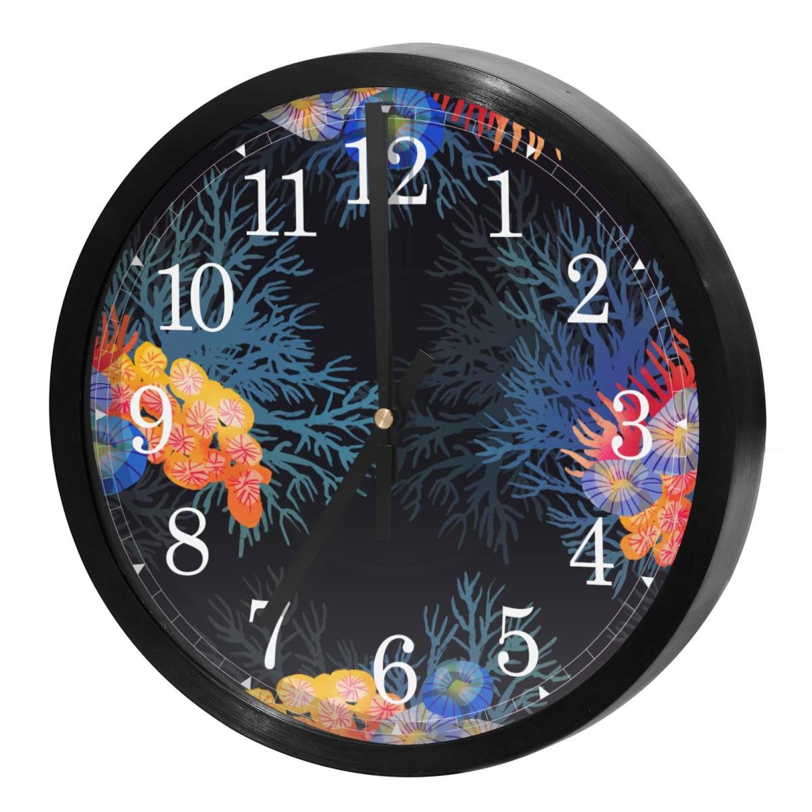 Horloge murale silencieuse pour retrouver le sommeil sans tic-tac à quartz