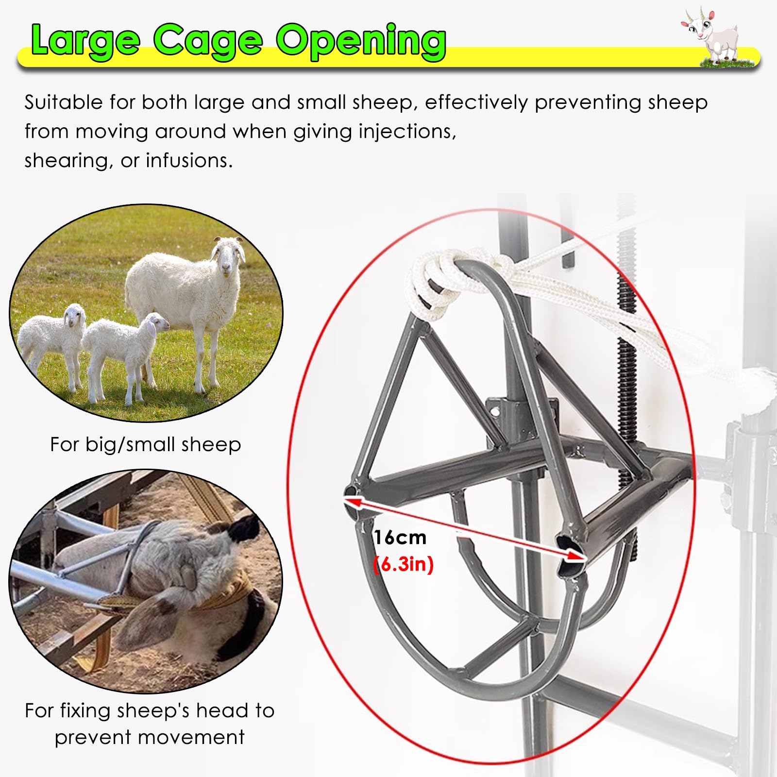 Amazon.com: LZMZMQ Liftable Sheep Stand for Shearing