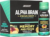 Vista 2 de ONNIT Alpha Brain 30ct (cápsulas) + Alpha Brain Drink Focus Shot (Tropical)