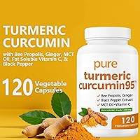 Vista 6 de Nivelle Curcumina de cúrcuma 95 1000 mg - Suplemento de complejo de cúrcuma 95% con propóleos de abeja, jengibre, aceite MCT, vitamina C soluble