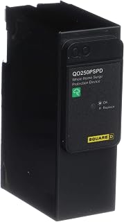 Square D - QO250PSPD QO Whole House Surge Protection Device, 50kA, 120/240V, 1-Phase, No Wiring, Plug-On Neutral