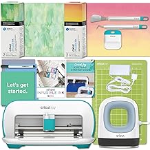 Cricut Joy Machine and Mini EasyPress with Infusible Ink Variety Materials Bundle - Portable Die Cutting and Heat Pressing Machine with Assorted Sublimation Materials