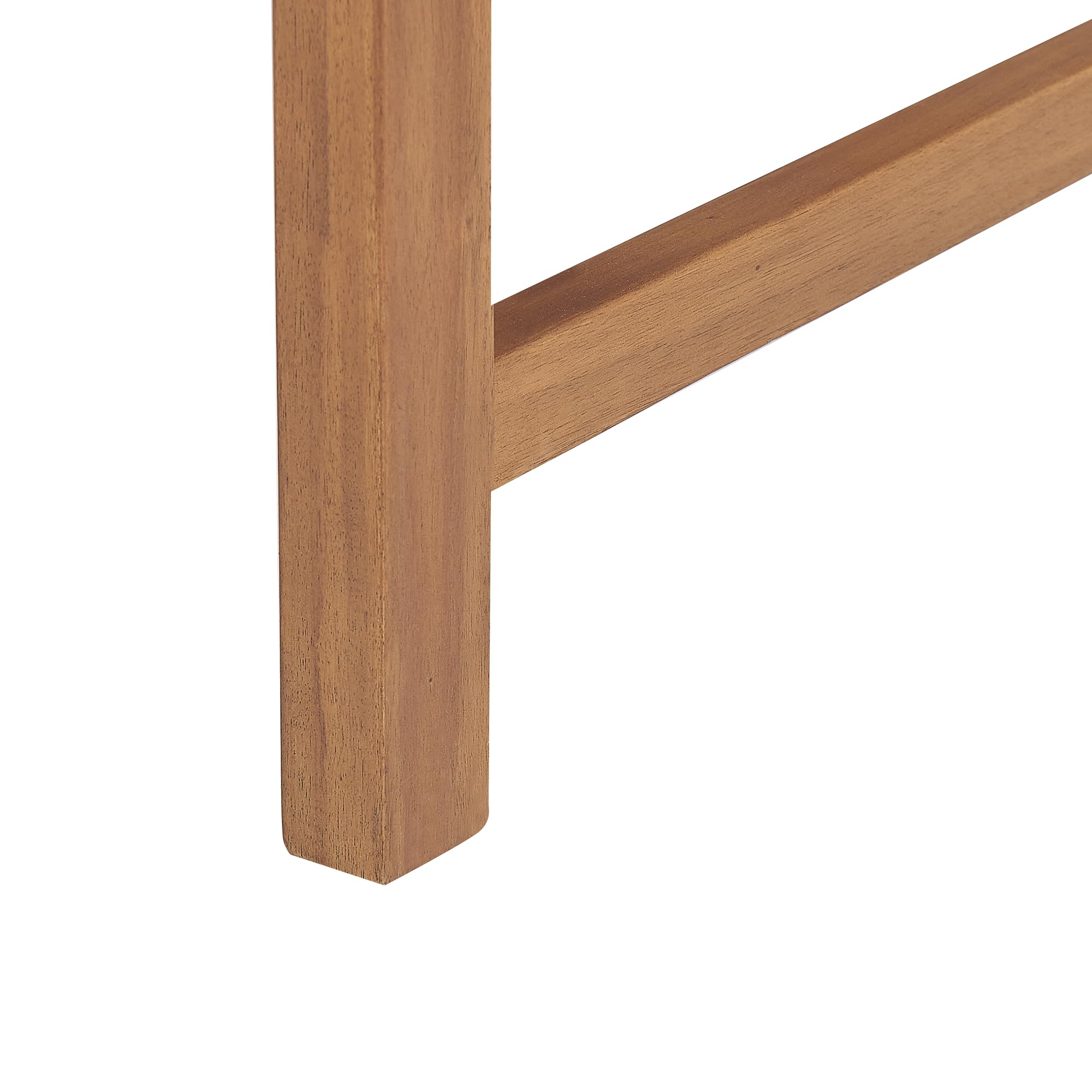 Beliani Mobilier de Terrasse Modulable 1 Chaise en Bois d'Acacia Treia