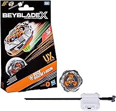 Beyblade X Rock Golem 1-60UN UX Starter Pack Set with Takara Tomy Defense Type Top and Launcher, Battling Tops Game Toys, Ages 8+