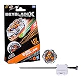 X Rock Golem 1-60UN UX Starter Pack Set with Takara Tomy Defense Type Top and Launcher&comma; Battling Tops Game Toys&comma; Ages 8&plus;