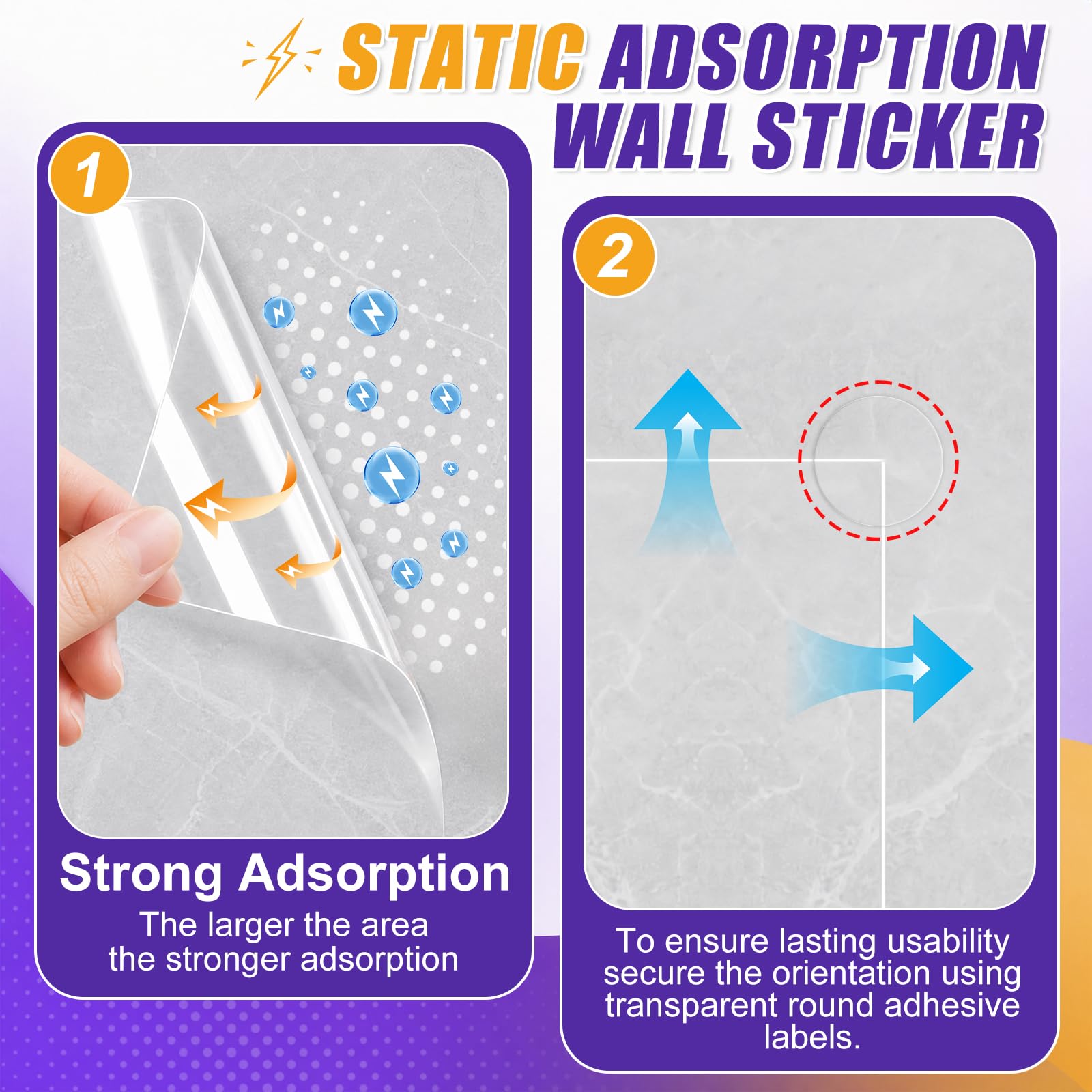 Clear Wall Protector - Static Cling Film -4 Clear Wall Protector - Static Cling Film -4