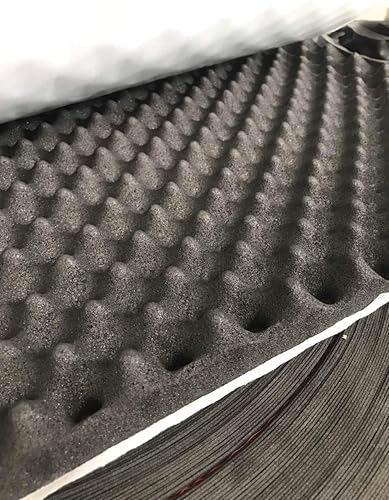 Vista 4 de SOOMJ Relleno a prueba de sonido autoadhesivo de 20 mm de espesor, espuma de insonorización acústica con diseño de huevo en forma de esponja