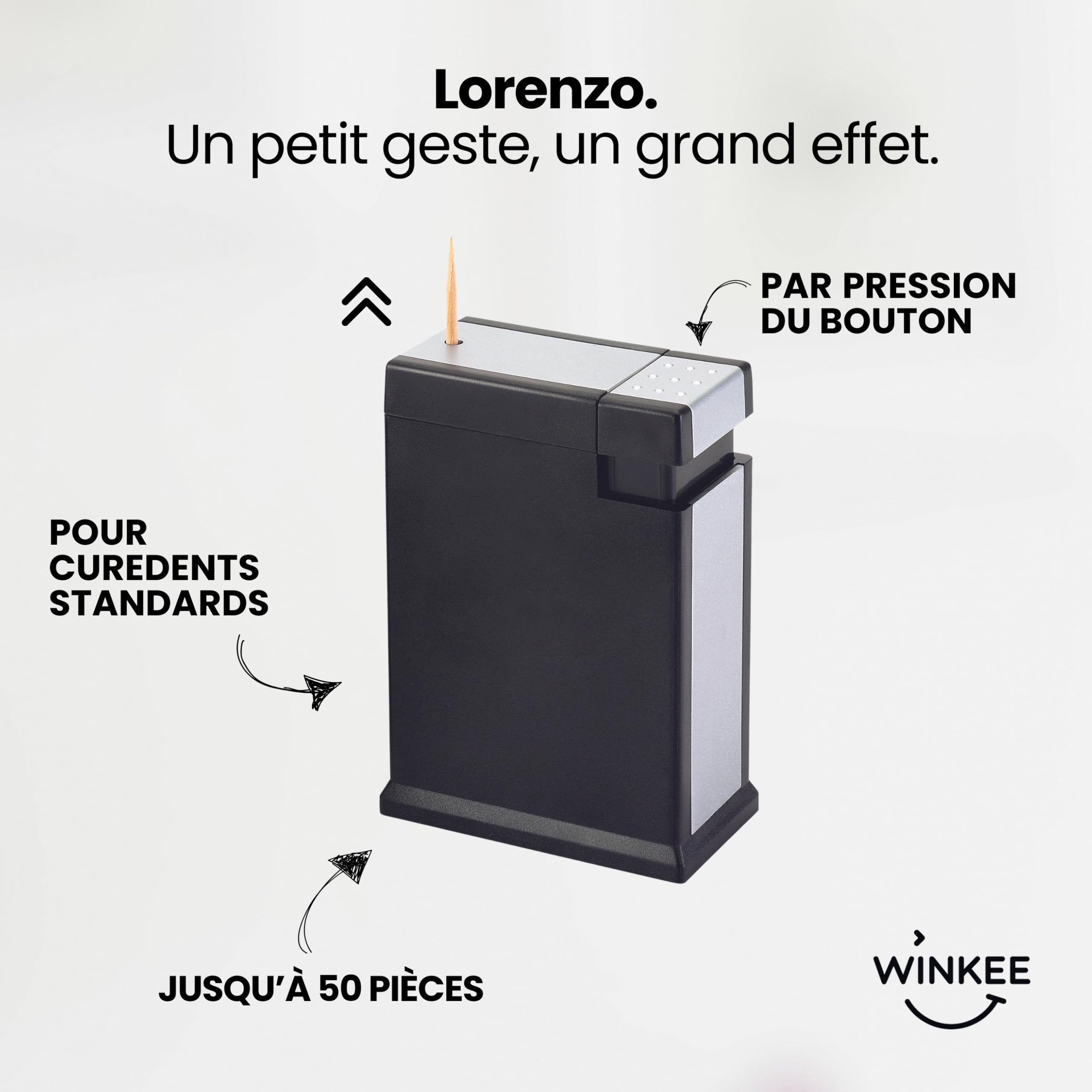 Lorenzo Distributeur de cure-dents
