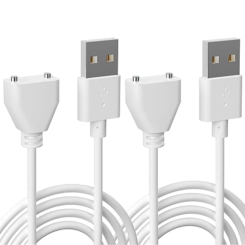 Bicmice Paquete de 2 cables de carga de repuesto USB DC magnéticos (0.394 in0.39 pulgadas)