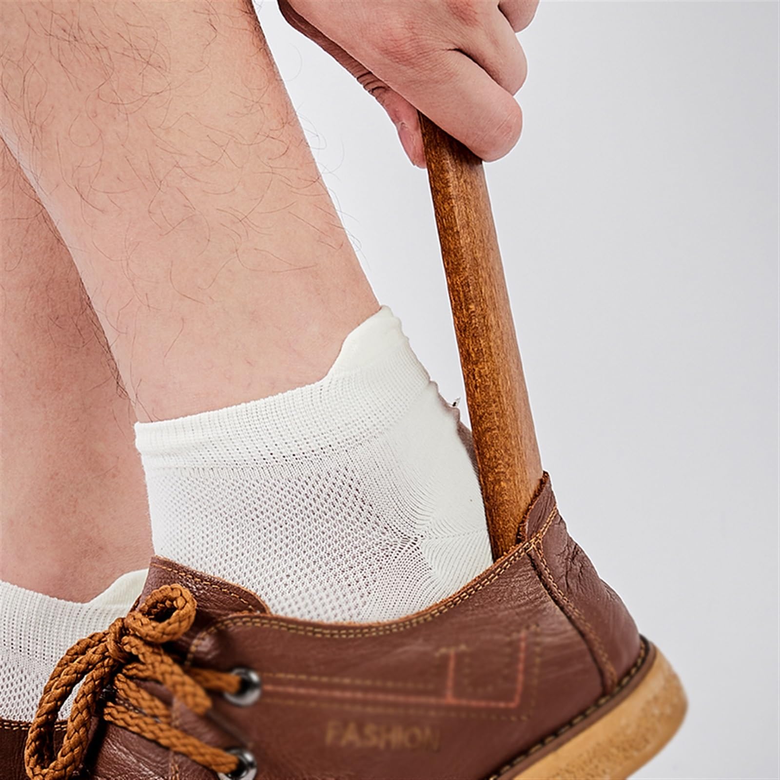 Calzador de Mango Largo, ayudante Ligero, portátil y fácil Usar, Ideal for Hombres, Mujeres Viajes