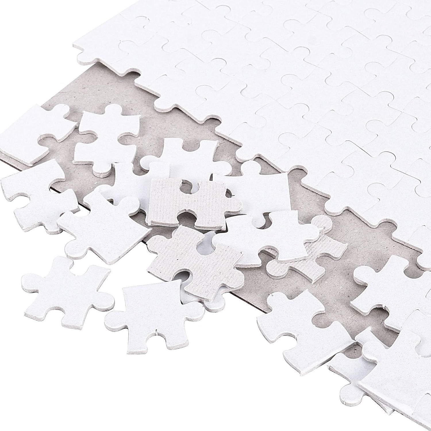 HAKZEON 45 Sets 120 Pcs 8 x 11 Inch Blank Sublimation Jigsaw Puzzles，Heat Press Transfer Sublimation Puzzle Blanks for DIY Projects, Make Your Own Puzzles for Weddings Decoration, Families Activities