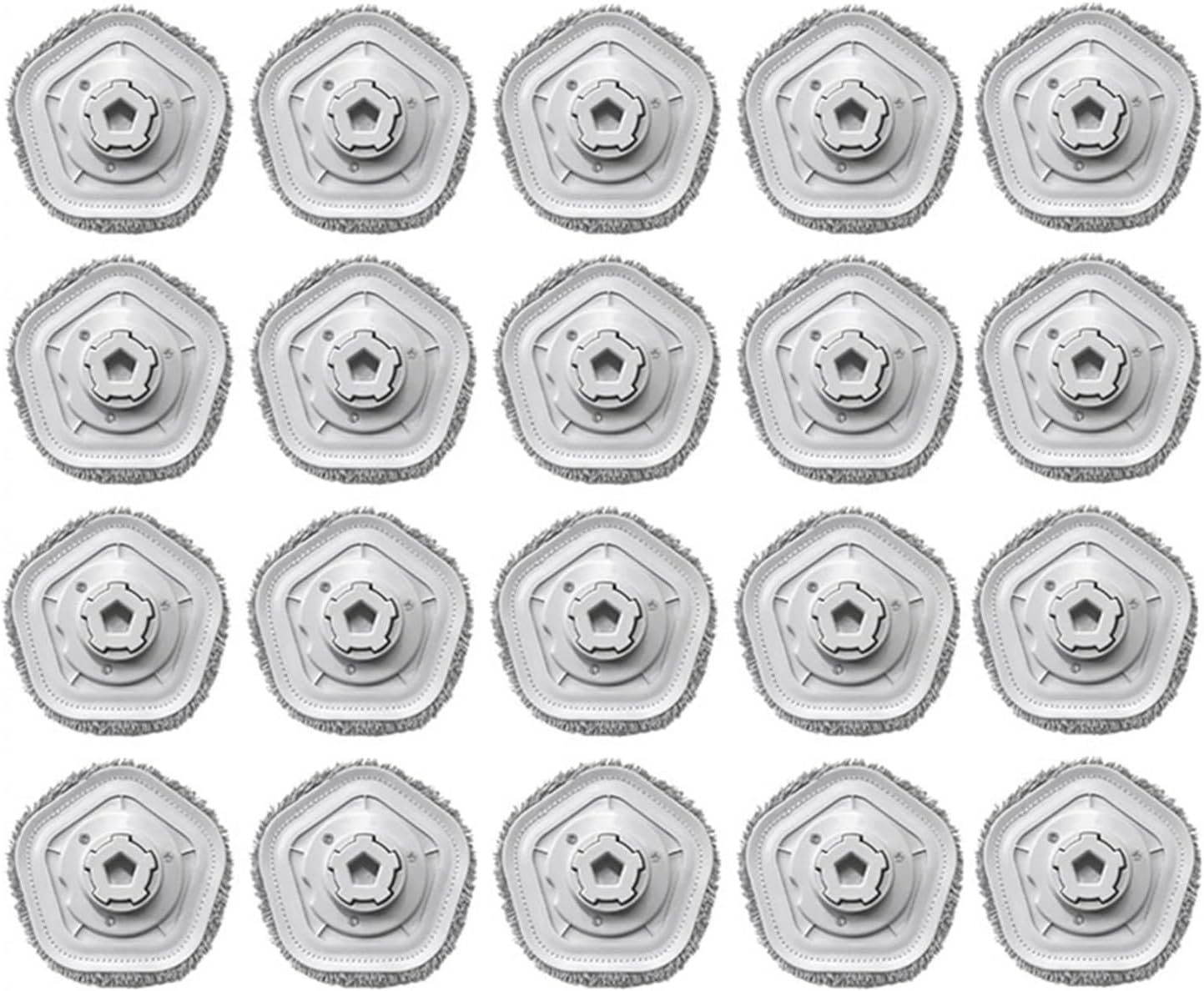 Mop Pad Spare Parts Vacuum Cleaner Self-Cleaning Vacuum And Mop Accessories Mop Cloth,compatible For Dreame Bot W10 / W10 Pro(20PCS) - Image 1 of 7