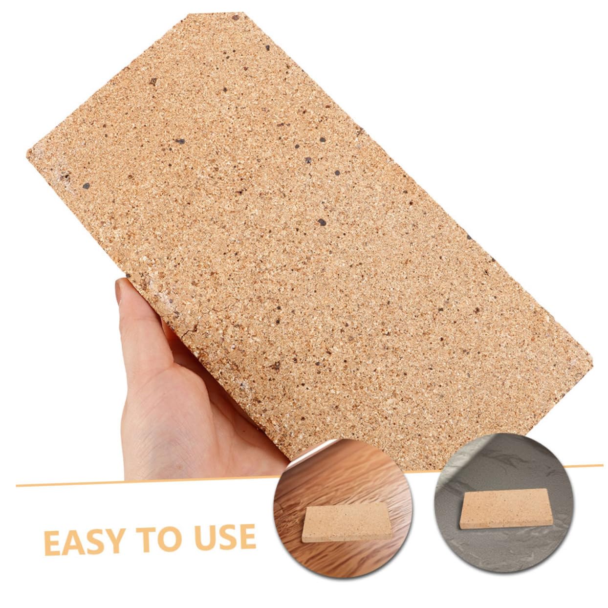 Cabilock Refrattari Per Caminetti e Forni Da Forno Isolamento Termico Efficiente Materiale in Argilla Resistente Temperature Estreme Adatto Per Cottura Metalli e Argilla
