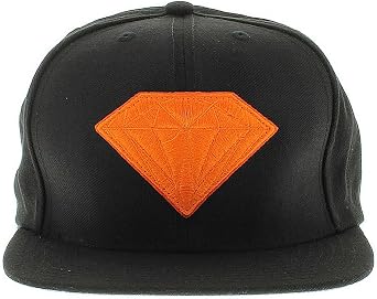 Diamond Supply Co. Men Emblem Jewel Gem Snapback Hat OSFA Black