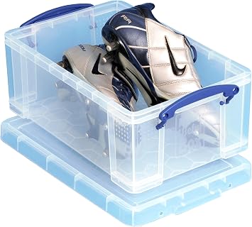 Really Useful Plastic Storage Box 9 Litre Clear