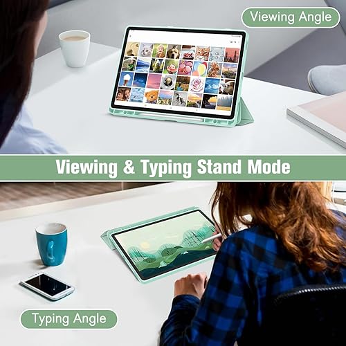 Miniatura 4 de Fintie Funda híbrida delgada para Samsung Galaxy Tab S9 FE+ PlusGalaxy Tab S9+ Plus de 12.4 pulgadas 2023 con soporte para S Pen 2023, a prueba de