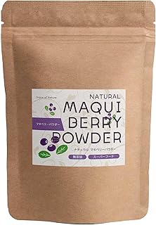 Amazon | Grace of Nature マキベリー パウダー オーガニックUSDA認証原料 フリーズドライ 粉末 チリ産 管理栄養士監修 (100g) | Grace of Nature | アサイー