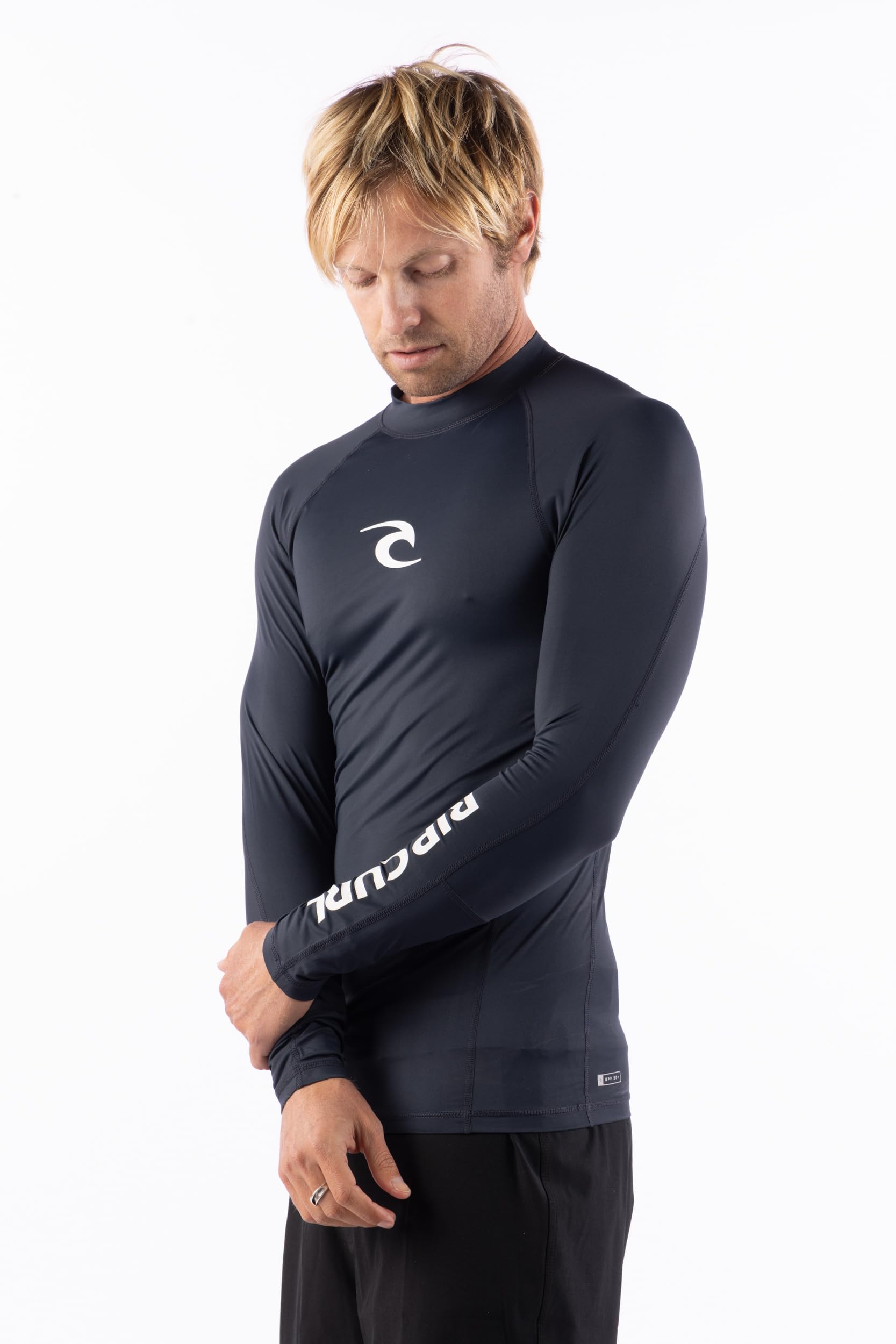 Rip Curl Rashguard à Manches Longues pour Homme - Protection Solaire UPF 50+ - T-Shirt de Surf - Coupe ajustée