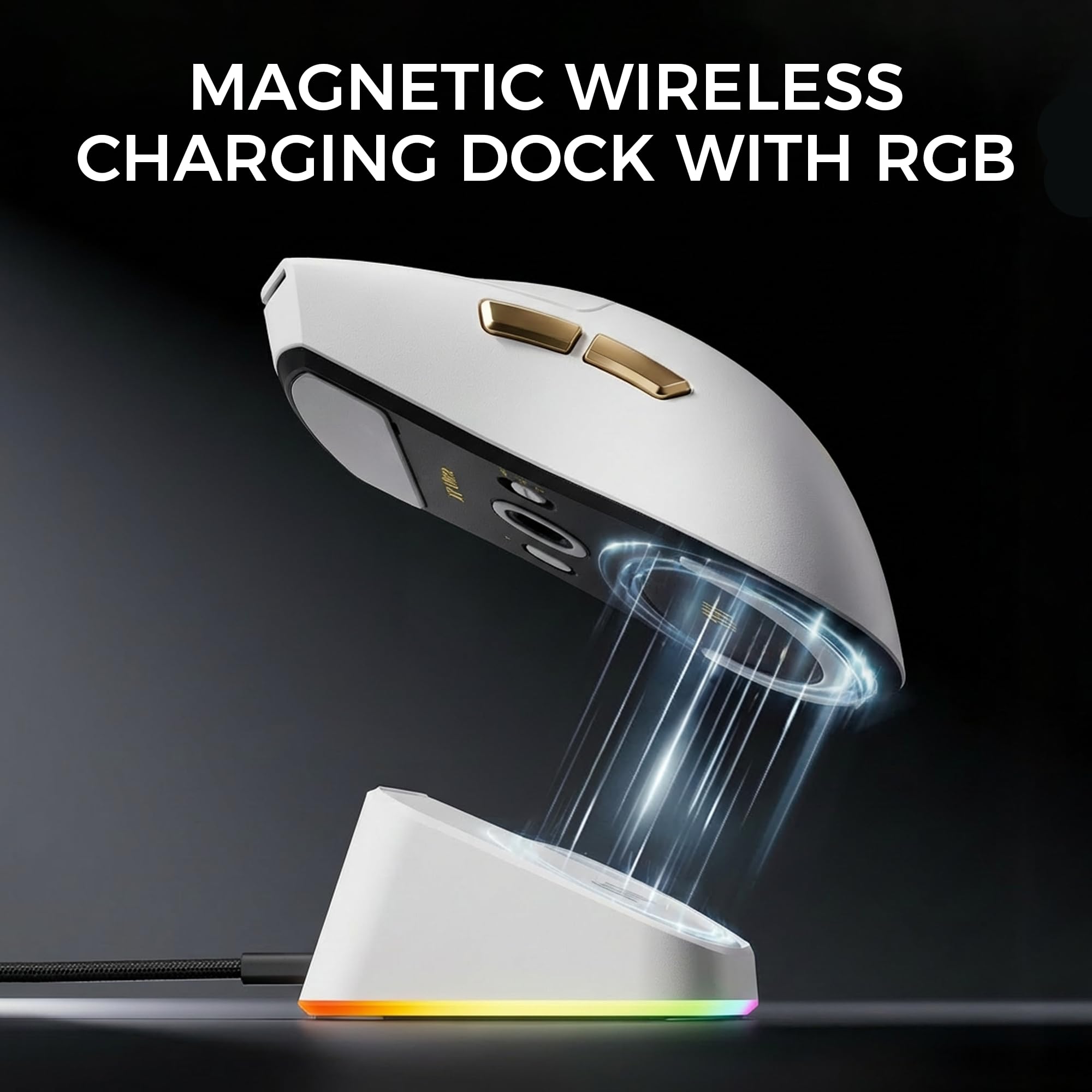 MCHOSE Mouse para jogos K7 Ultra, leve de 59 g, bateria de 500 mAh MCHOSE Mouse para jogos K7 Ultra, leve de 59 g, bateria de 500 mAh