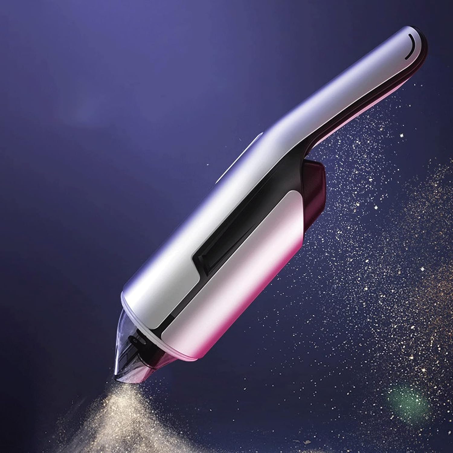 Vacuum Cleaner Auto Car Vacuum Cleaner Handheld Portable Car Cleaner Strong Power Vacum Cleaner in Home (Color : Silver)