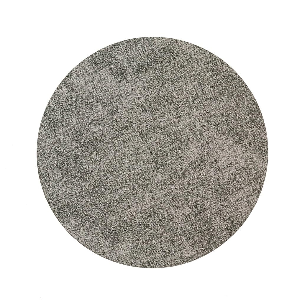 Round Pvc Leather Placemat Cloth Western Hotel Table Mat Waterproof Oil Insulation