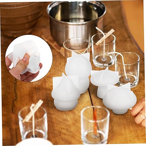 Miniatura 4 de SEWACC 50 moldes de hongos, moldes para pasteles, dulces, moldes de cubitos de hielo, molde de resina epoxi para hongos, moldes de resina epoxi para