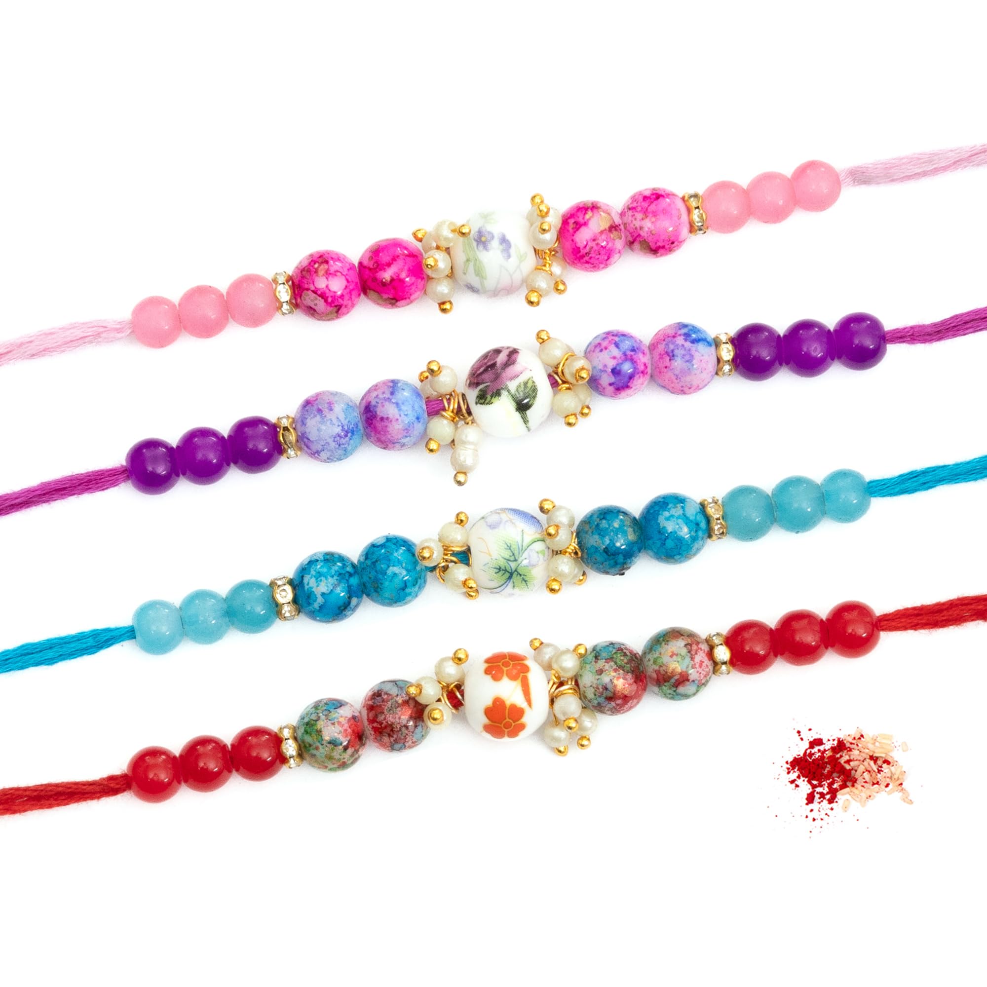 To The Nines Mens Rakhi For Brother With Greeting Card And Tialk Material - Pack Of 4 Rakhi (B07SNCG3NQ) Amazon Price History, Amazon Price Tracker