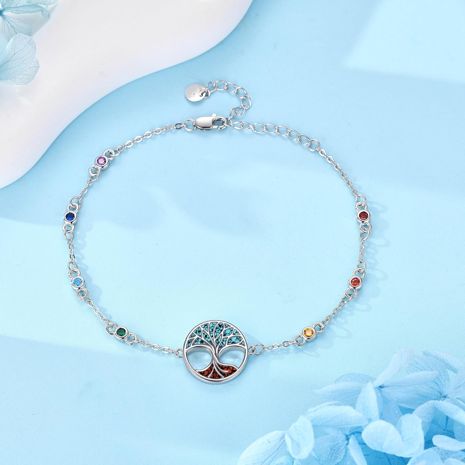 Celtic Bracelet for Women Sterling Silver Evil Eye Celtic Trinity Knot Bracelet Hecate Jewelry Irish Gifts for Women
