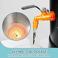 Vista 6 de TOAUTO 20 libras derretidor de cera digital para hacer velas comercial olla de fusión de cera eléctrica con panel de control de temperatura preciso