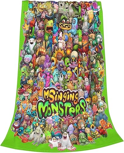 Miniatura 2 de Manta de anime de franela polar cálida para ropa de cama, sofá, sala de estar, mantas para todas las estaciones, 60 x 50 pulgadas