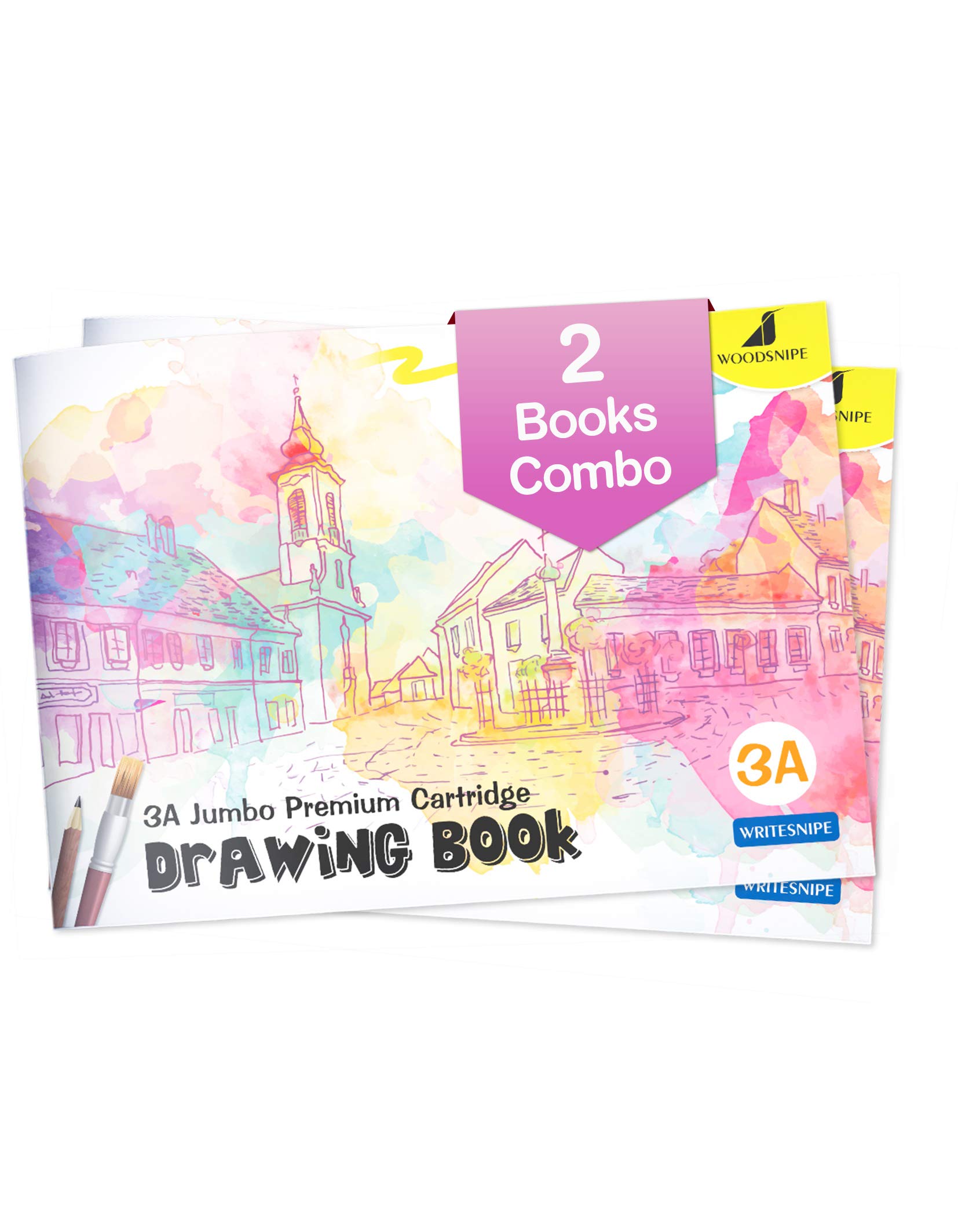 Buy WOODSNIPE Drawing for Kids A4 Size Drawing Books 36 White Blank