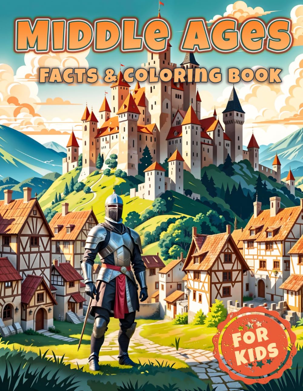 Middle Ages Facts & Coloring Book: Interesting Facts about Medieval Times for Kids | Coloring Pages Featuring Castles, Kings, Knights, Life, and more ... (Historical Facts & Coloring Books for Kids)