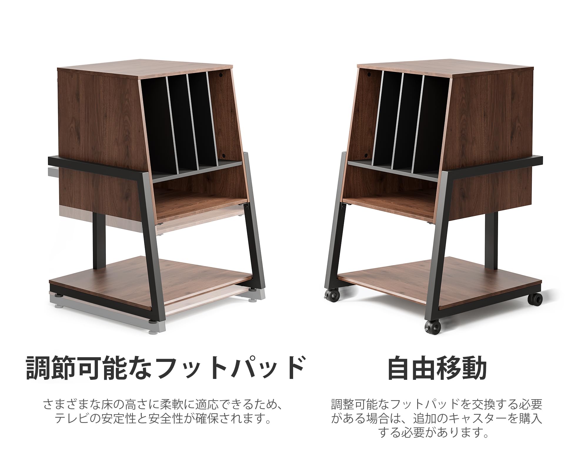Amazon.co.jp: FITUEYES DESIGN レコードプレーヤースタンド レコード