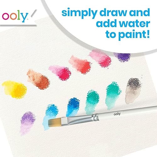 Miniatura 10 de Ooly Cat Parade - Crayones de gel para niños y adultos, juego de 12 crayones de colores arcoíris para superficies de vidrio y papel con tapas en