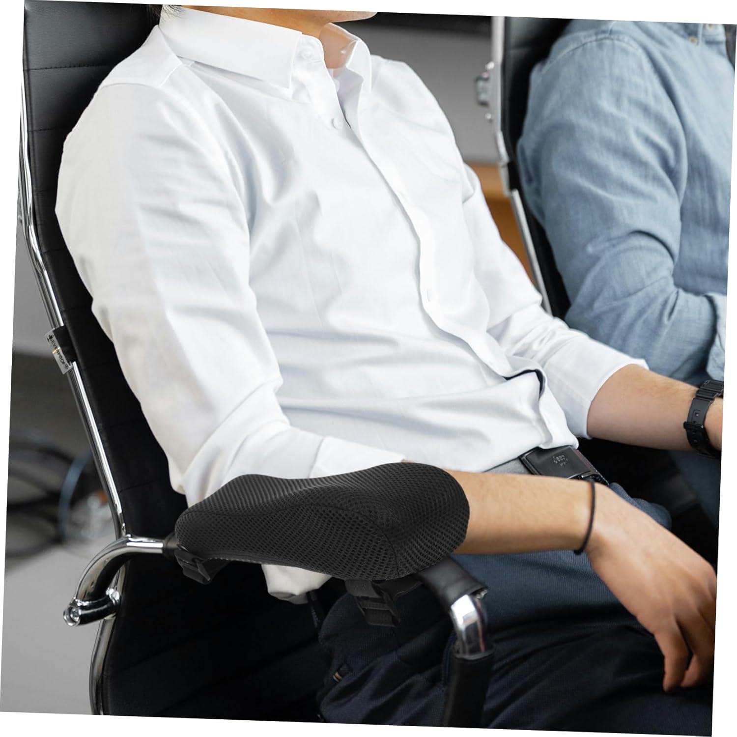 Memory Armrest Cushions for Office Chairs and Wheelchairs Comfortable Arm Pads for Enhanced Support and Relaxation Versatile Design for Home and Office Use