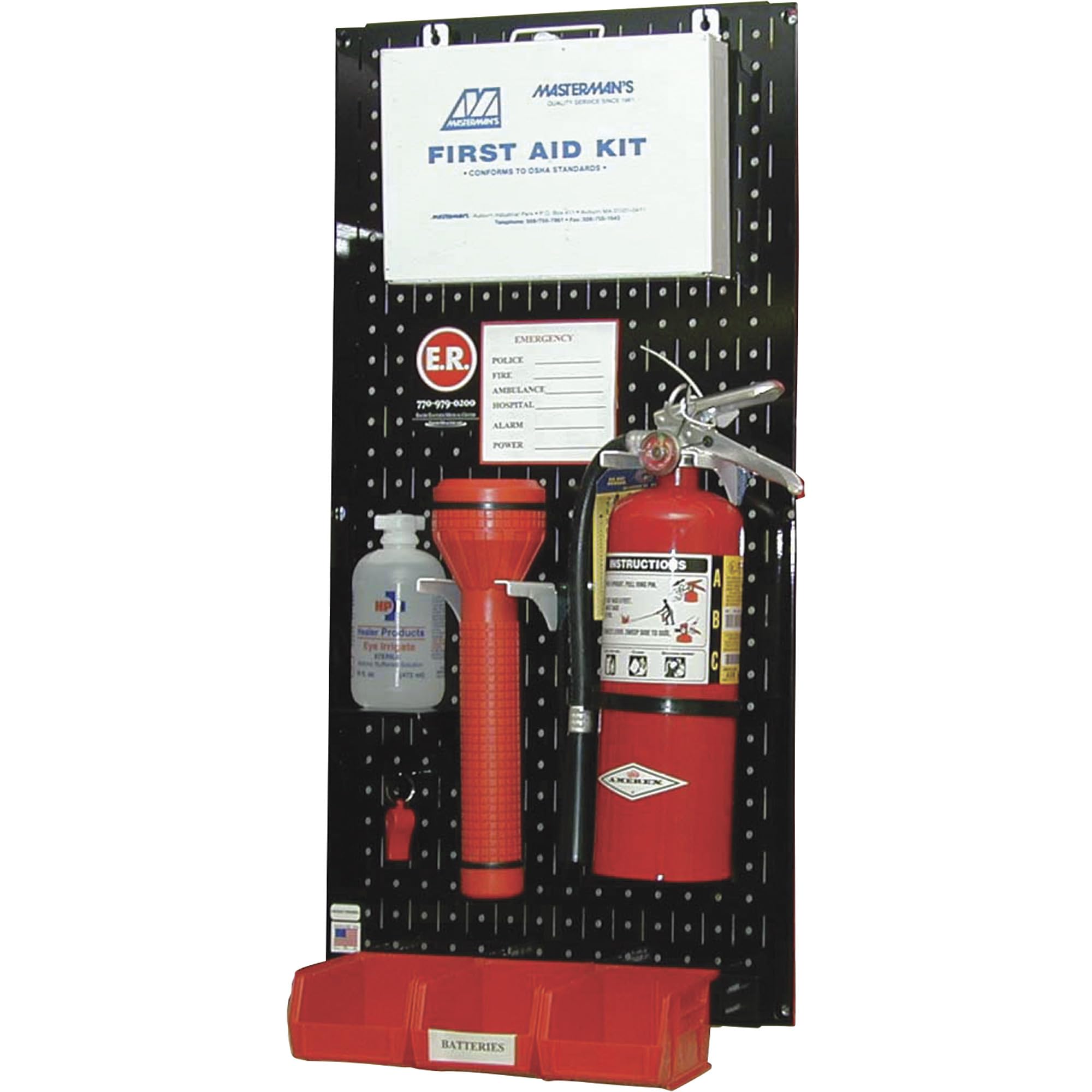 Wall Control, 35-P-3296BK, Pegboard, Round, 32 In. H, 96 In. W, Black