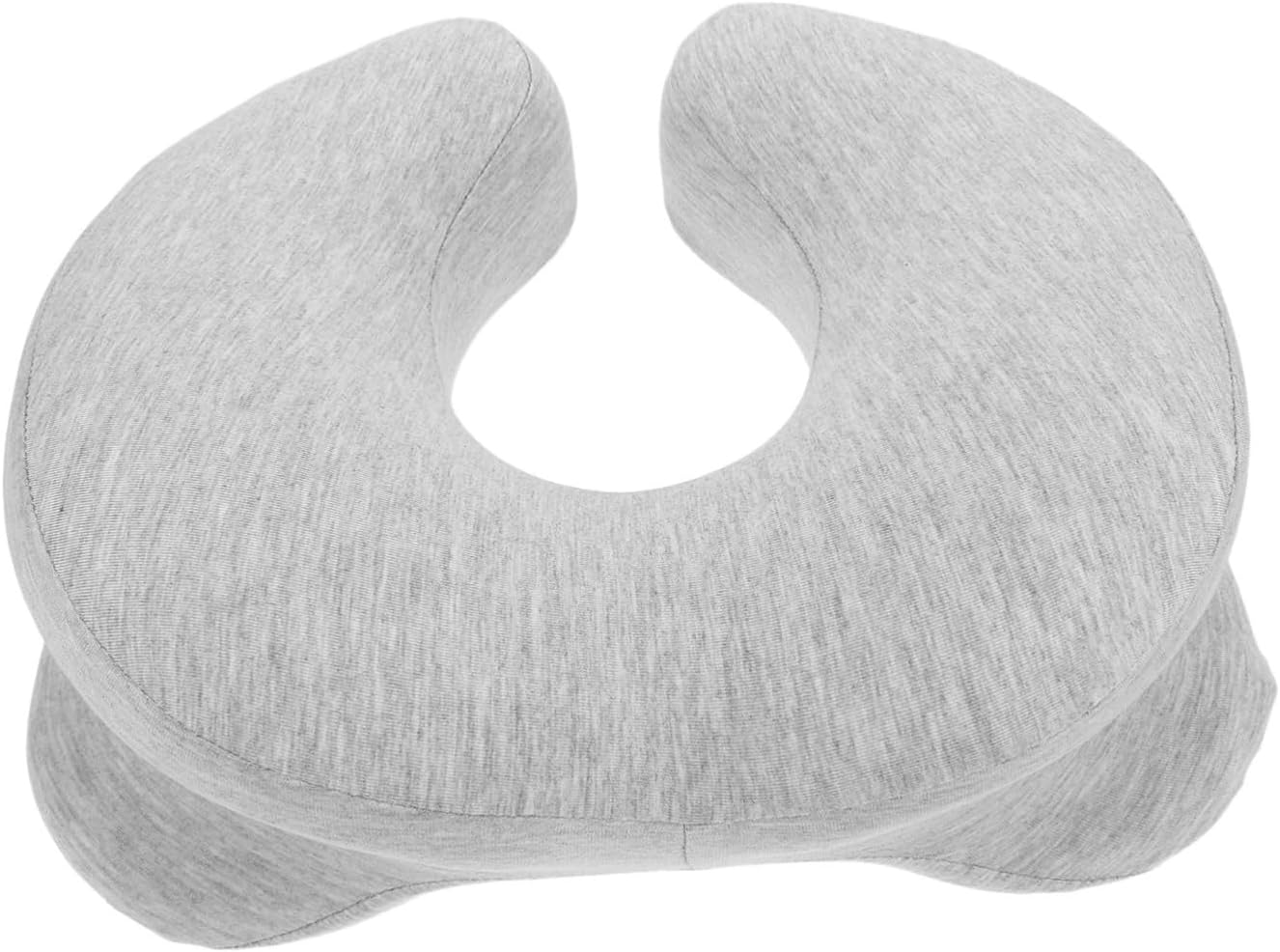 Cabilock Ergonomic u Shaped Pillow for Massage Support Pillow Arm for Face Down Sleep Neck and Shoulder Support for Office Beauty Salon