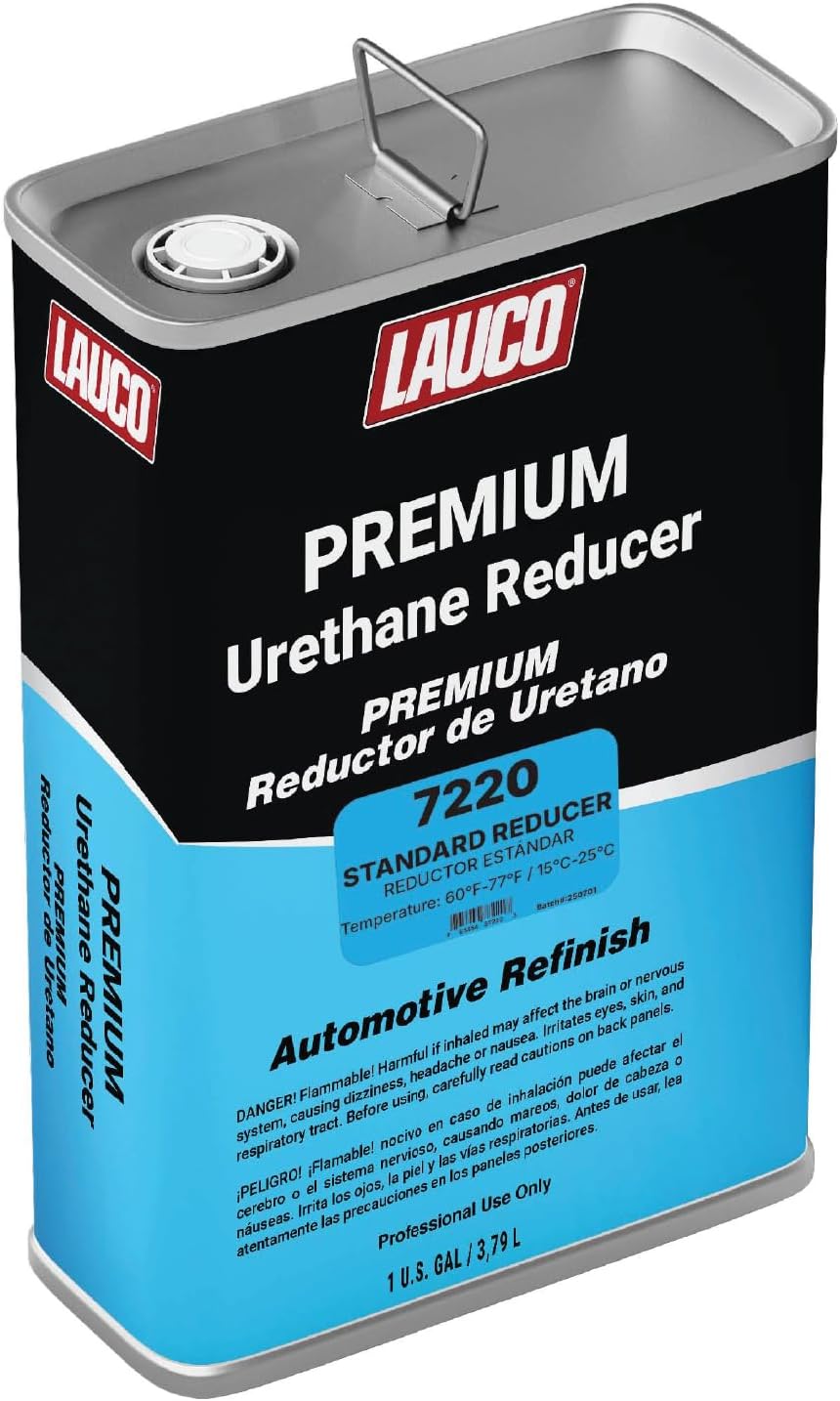LAUCO 7220 Urethane Reducer 1 Gallon - High Performance Automotive & Industrial Paint Reducer for 60-77°F Shops
