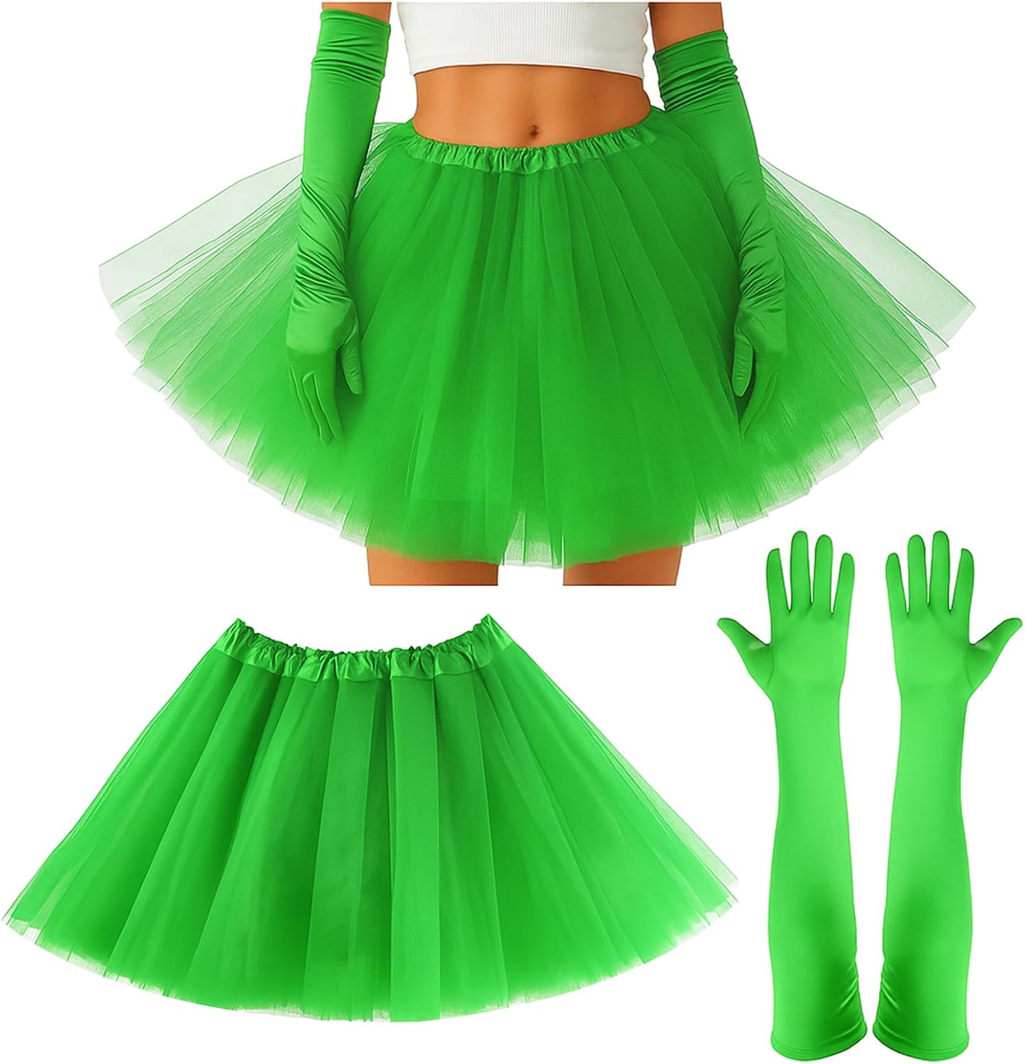 Tutus for Women Adults 5 Layers Fluffy Tutu Dance Ballet Bubble Skirts for Girls Teens Halloween Christmas Dress Costume