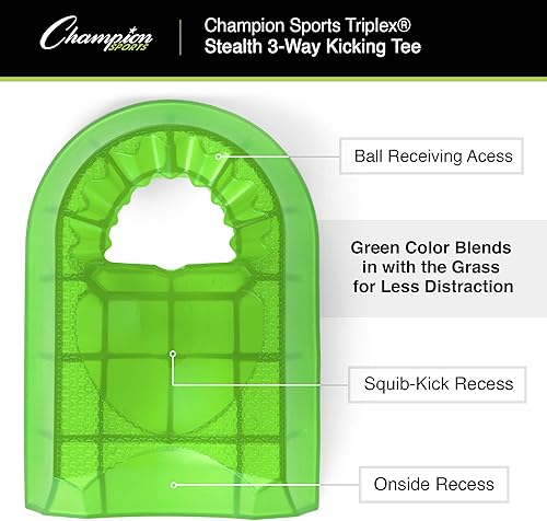 Miniatura 55 de Champion Sports Premium Football Kicking Tee for Kickoff Practice - Ball Holder Tees for Footballs - Kicking Block and Accessories for Adults, Kids