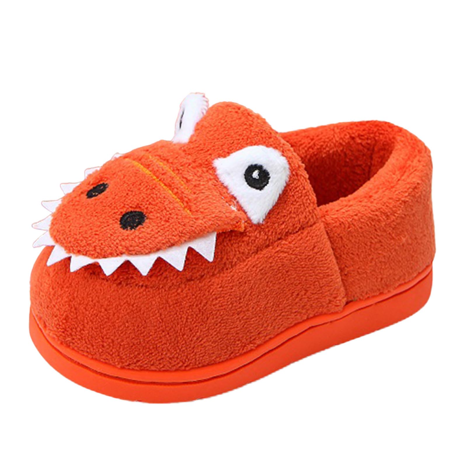 Pantuflas cálidas para otoño Invierno niña niño Plana Ligera cómoda diseño Animal Animados Color sólido