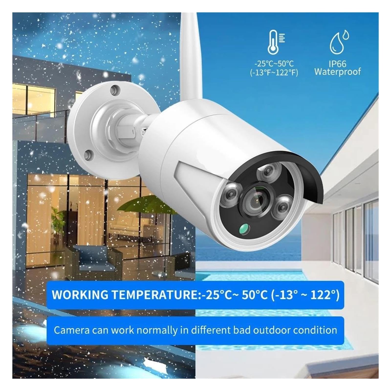 Sistema di sicurezza con telecamera CCTV WiFi da 3/5 MP