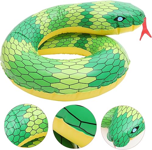 Miniatura 5 de 2 unids piscina piscina para niños forma serpiente tubo natación anillo niños serpiente natación anillo inflable anillo