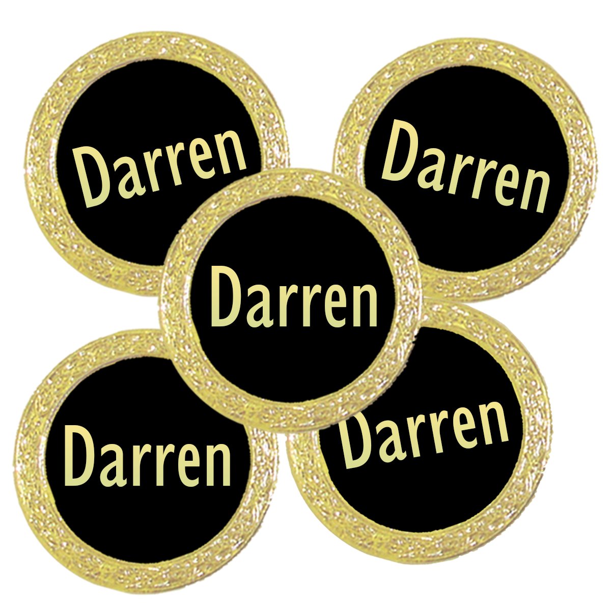 Best Impressions Personalised Golf Ball Markers (Darren)