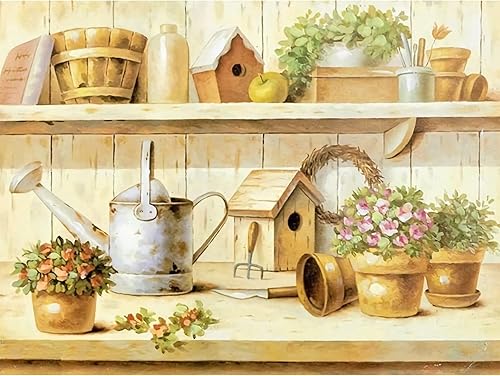 Kit de pintura de diamantes para adultos pintura de taladro completo con arte de diamante pintura de cocina por números kit de arte de gemas para