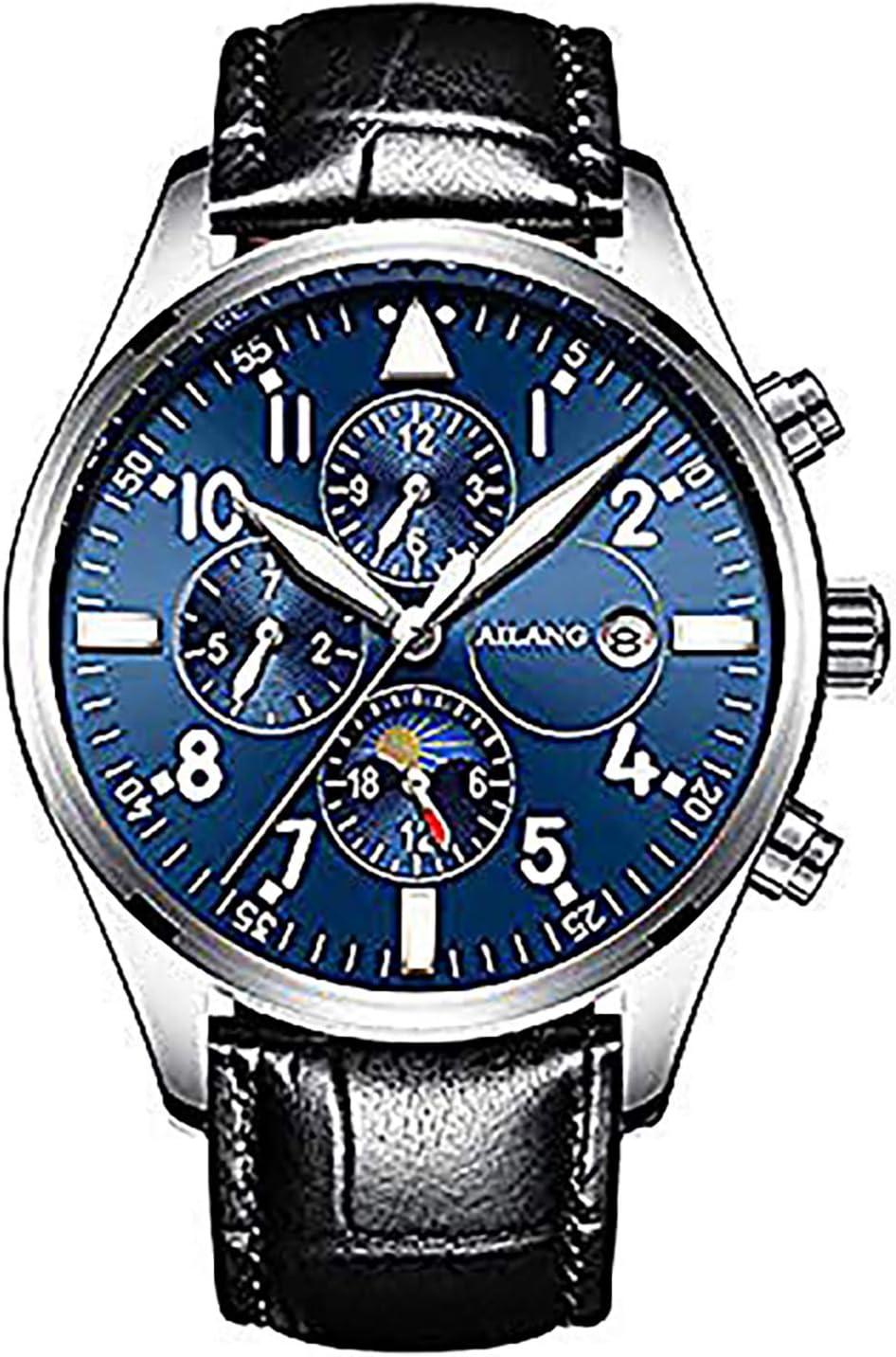 AILANG 6 Hands Moon Phase Top Brand Mens Mechanical Watches Luminous Automatic Watch Men Calendar Relogio Masculino Dropship New -509