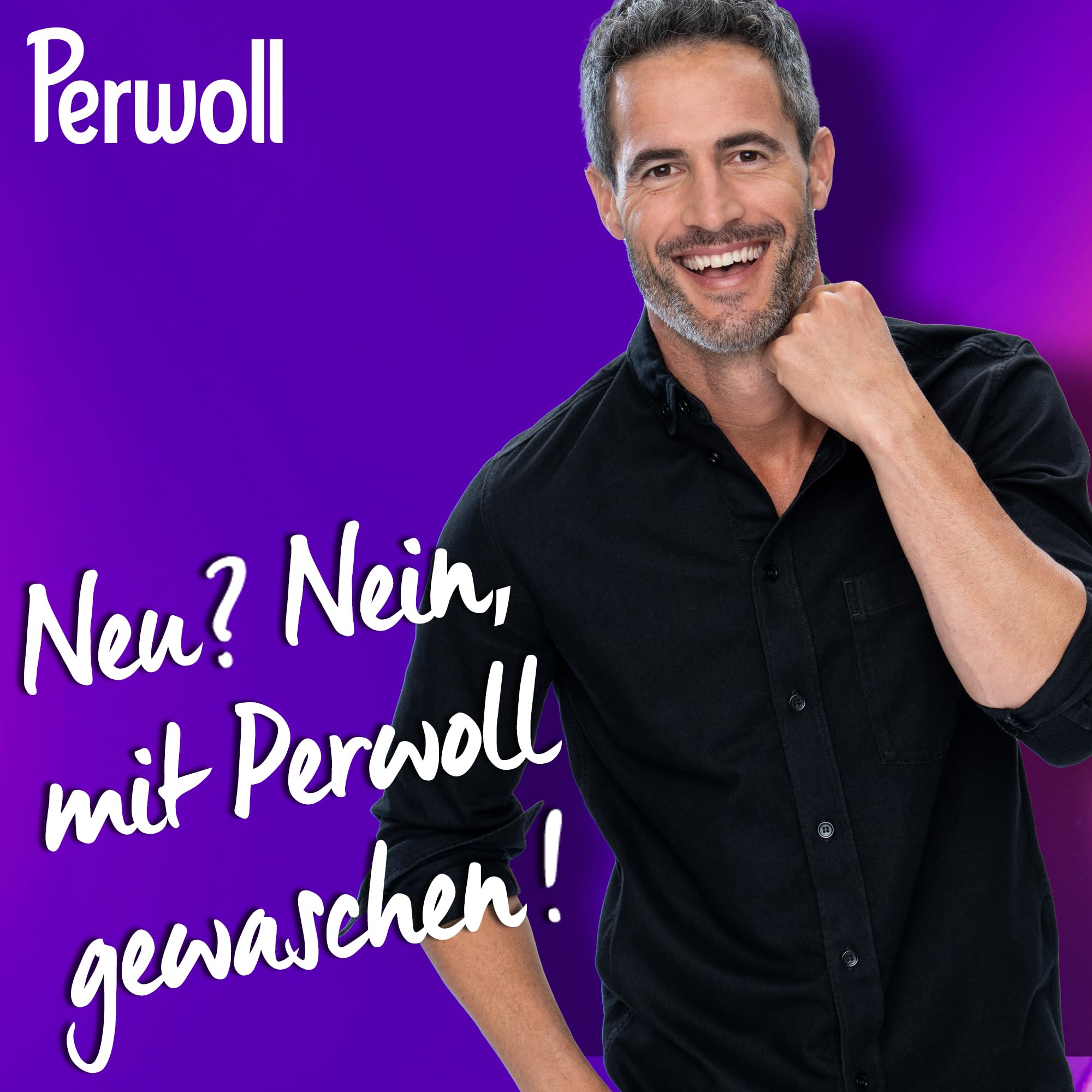 Perwoll Renew Caps Black Detergente 80 (2 x 40 lavados), todo en 1 Detergente Caps limpia suavemente y renueva colores y fibras, para todos los tejidos oscuros, con tecnología Triple Renov