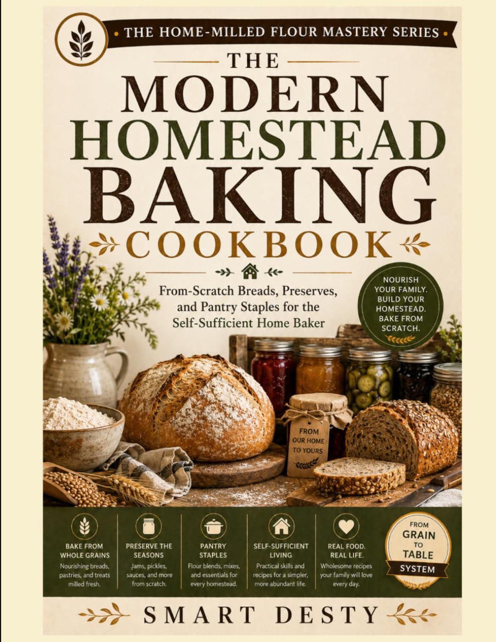 THE MODERN HOMESTEAD BAKING COOKBOOK: From-Scratch Breads, Preserves, and Pantry Staples for the Self-Sufficient Home Baker (The Home-Milled Flour Mastery Series)